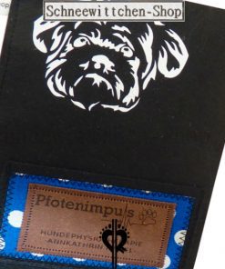 Shih Tzu EU-Heimtierausweis | Hundepasshülle | Tierpasshülle | Impfpasshülle felt case breeder protective cover pett passport individualization dog passport cover vaccination pet accessoire