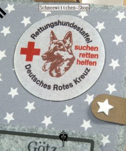 DRK Rettungshundestaffel XXL Hülle für das Dienstbuch und 3 EU-Heimtierausweise