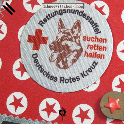 DRK Rettungshundestaffel XXL Hülle für das Dienstbuch und 3 EU-Heimtierausweise