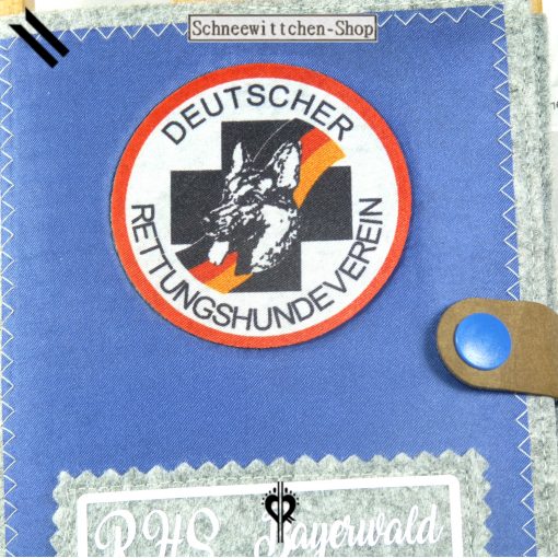 RHS Deutscher Rettungshundeverein DRV Bayerwald XXL Hülle für das Dienstbuch