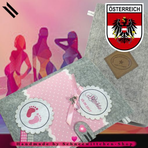 Österreichische Mutter-Kind-Pass Hülle MUKI Passhülle